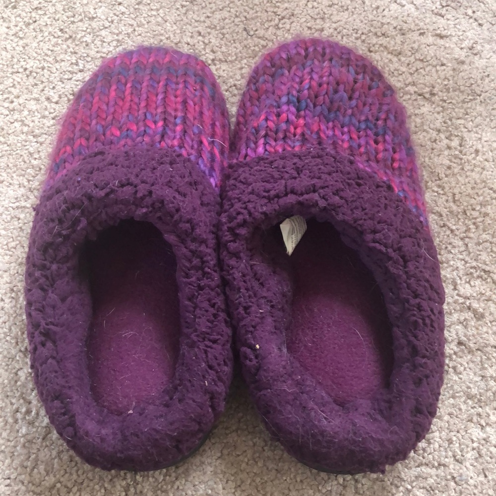 Pink/Purple Dearfoams Slippers